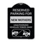 Signmission Reserved Parking for New Mothers Unauthorized Vehicles Towed Away Alum, 24" x 18", BS-1824-23089 A-DES-BS-1824-23089 - alternate 1